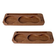 Station de tasseur à café en bois, support robuste pour café/restaurant