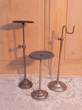 Lot 3 Anciens porte chapeaux métal chromé Siegel Paris collection déco brocante