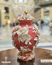 Porcelaine de Capodimonte – Vase Potiche. Création D'Autres Temps