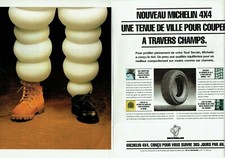 Publicité Advertising 1220 1994  Michelin nouveau pneu 4x4  ville & champs 2p