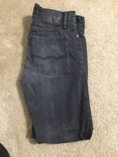 American Eagle 30 x 32 Slim Straight Washed Black Denim Jeans