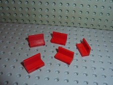 5 x LEGO Red Panel ref 4865