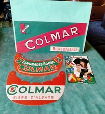 Lot biére Colmar Visières Carte postale Chapeau