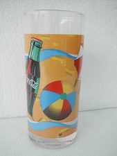 COCA COLA® VERRE PLAGE PARASOL BALLON  H 13.5 CM N° 1552