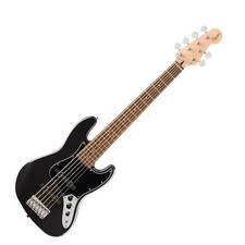 Squier by Fender Squier Squier Affinity Series Jazz Bass VI LRL noir métallisé