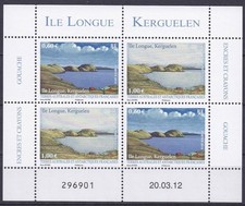 TAAF Bloc feuillet n°628-629 année 2012 Timbres Neuf ** Terres Australes
