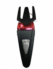 Support Plaque D'Immatriculation Cross Enduro Motard Feux Phare LED Approuvé