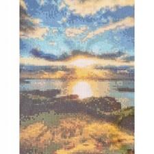 Broderie Diamant Diamond Painting Paysage Mosaïque DIY 30x40 cm