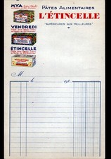 GERZAT (63) Usine SEMOULERIE ,PATES ALIMENTAIRES "MYA / L'ETINCELLE" en 1930