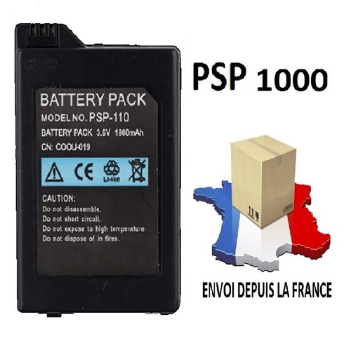 Batterie pour sony psp 1000 - batterie,
