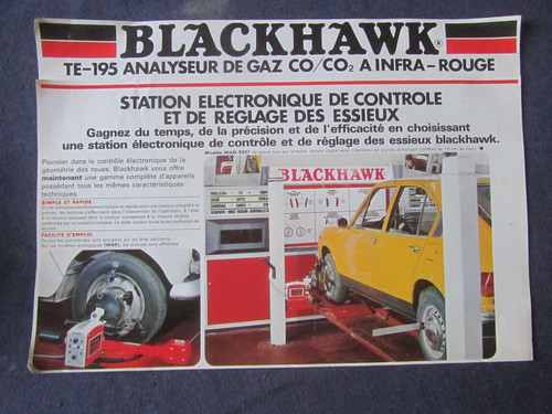 Ancienne brochure blackhawk - ancienne,