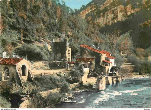 Carte postale moulin à - carte,