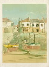 Julian TAYLOR - Belle lithographie - Le porte à marée basse