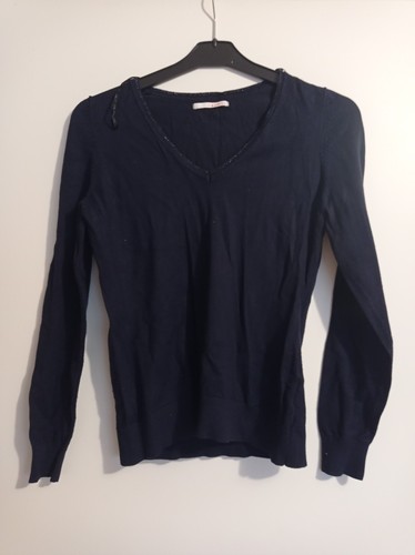Pull femme bleu marine - bleu,