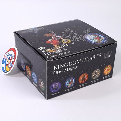 Kingdom hearts glass magnet - kingdom,