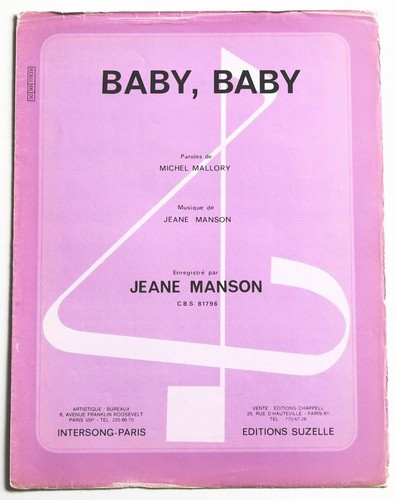 Partition vintage sheet - , music