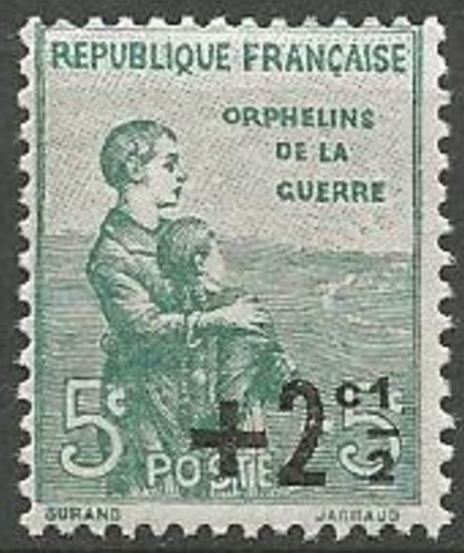 Timbre france 163 orphelins - timbre,