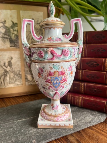 Vase urne porcelaine - vase, &