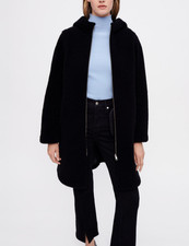 Maje Manteau Femme Noir