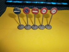 lot de 5 panneaux dinky toys made in france