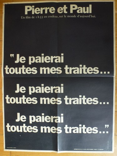Pierre paul affiche - paul,