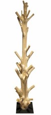 Arbre Vestiaire Tronc D'Arbre Porte-Manteaux Support Bois Vêtements Support