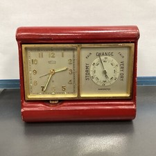 Réveil De Voyage ANGELUS BAROCLOCK, Baromètre Météo - Fonctionne