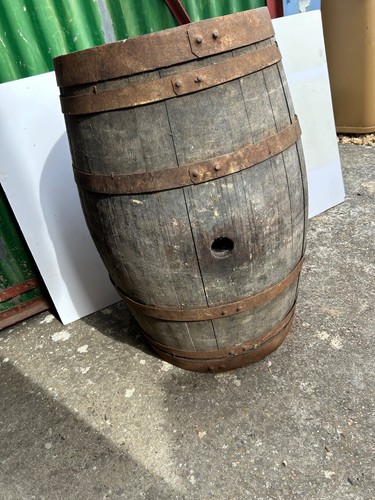 Tonneau bois ancien - en,