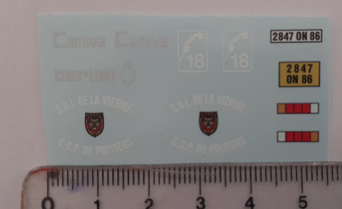 Decalcomanie decals 43 - decalcomanie, 1/43
