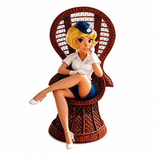 Figurine natacha hotesse - figurine,