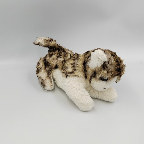 Ancienne peluche chat marron