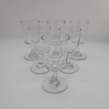 Suite de 6 anciens verres à