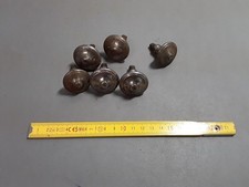 6 poignées de tiroirs en métal bouton fer meuble atelier usine poignée