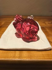 boule de Noël meisenthal en verre soufflé : Sylvestre rouge Modèle 2013