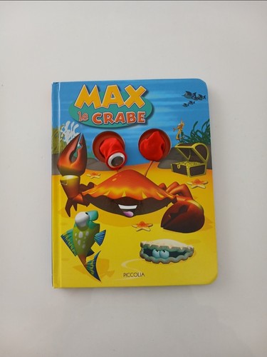 Livre éveil max crabe - Éveil, crabe"