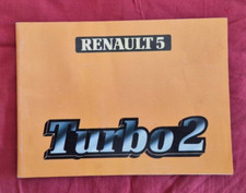 RENAULT 5  Turbo 2  / notice