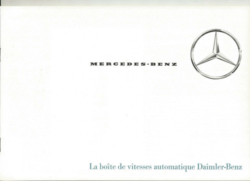Mercedes boite vitesses - mercedes,