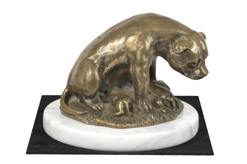 Staffy type figurine avec - staffy,