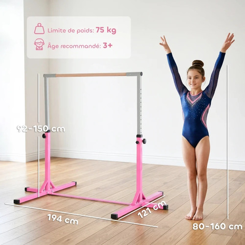Barre fixe gymnastique pour - de,