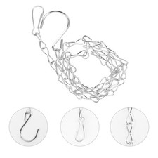  8pcs chaîne suspendue pour mangeoires à oiseaux planteurs lanternes panier de