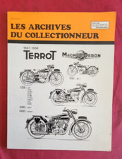 ETUDE TECHNIQUE / TERROT 1947-1958 / 100 cc.125.350.500