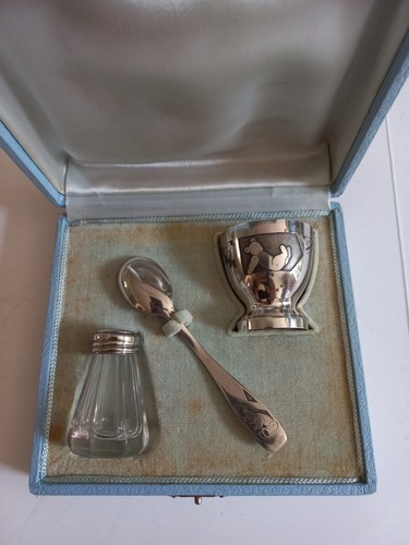 Ancien coffret pour bébé - coffret, en