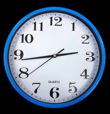X Montre Murale Ronde Quartz