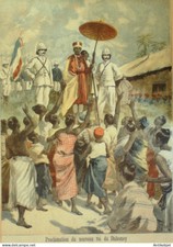 Bénin Dahomey pclamation du