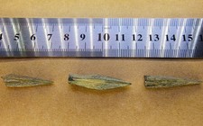 Pointes de fleches gauloise / objet gallo romain / antique / epoque romaine