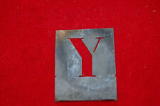 POCHOIR lettre métal Y / Garage / école/ mécanicien / Loft / Atelier / 