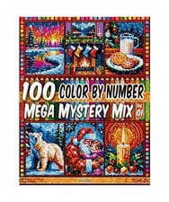 100 Color by Number - Mega
