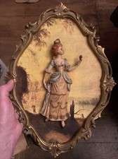 Cadre victorien doré vintage