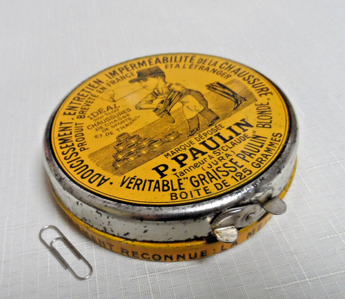 Ancienne boite vide - boite, graisse