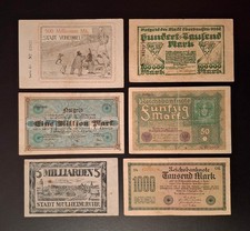 Lot vieux billets d'Allemagne